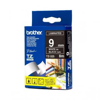 Original Brother TZe-325 Farbband Schwarz, Wei