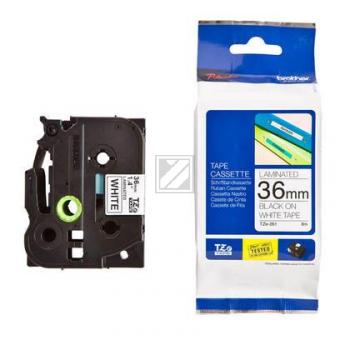 Brother Schriftbandkassette schwarz/wei (TZE-261)