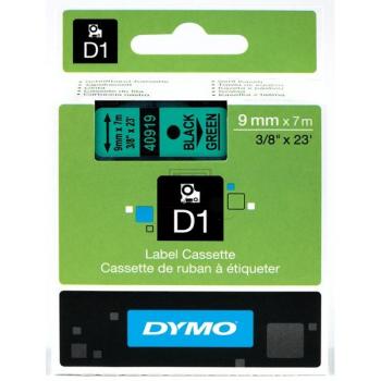 Dymo Schriftbandkassette schwarz/gr�n (40919)