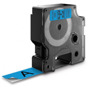 Dymo 45806 / S0720860 D1-Band 19mm schwarz auf blau