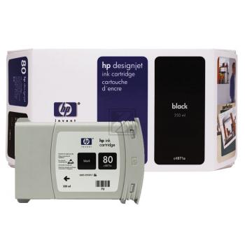 Original HP C4871A / 80 Tinte Schwarz