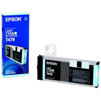 Original Epson C13T479011 / T4790 Tinte Cyan (Hell)