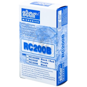 Original Star Micronics RC-200RB Farbband Schwarz, Rot