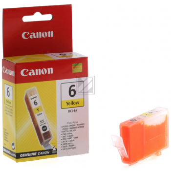 Original Canon 4708A002 / BCI-6Y Tinte Gelb