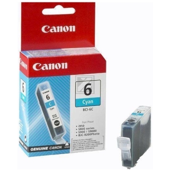 Original Canon 4706A002 / BCI-6C Tinte Cyan