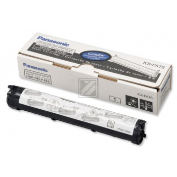 Original Panasonic KX-FA76X Toner Schwarz