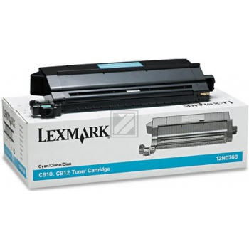 Original Lexmark 12N0768 Toner Cyan