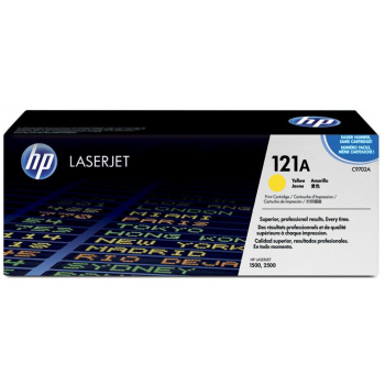 Original HP C9702A / 121A Toner Gelb
