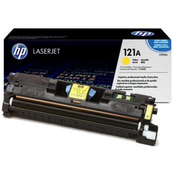 Original HP C9702A / 121A Toner Gelb