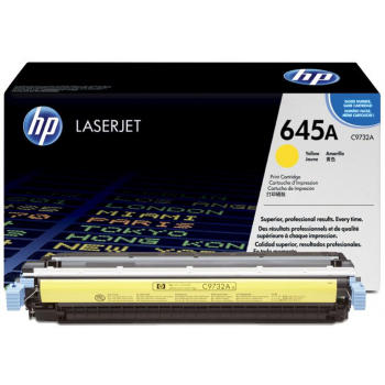 Original HP C9732A / 645A Toner Gelb