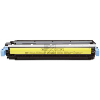 Original HP C9732A / 645A Toner Gelb
