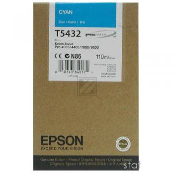 Original Epson C13T613200 / T6132 Tinte Cyan