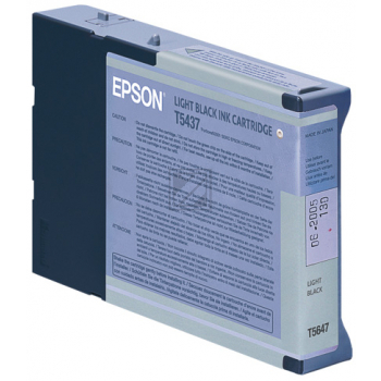 Original Epson C13T543700 / T5437 Tinte Light Schwarz