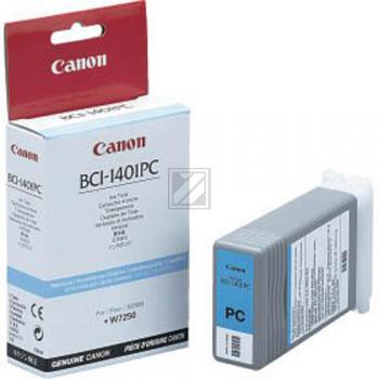 Original Canon 7572A001 / BCI-1401PC Tinte Cyan (Hell)