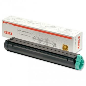 Original OKI 01103402 / TYPE 9 Toner Schwarz