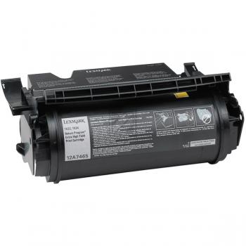 Original Lexmark 12A7465 Toner Schwarz