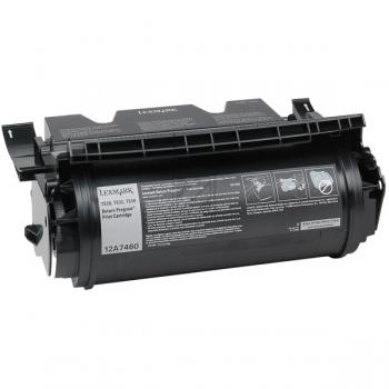 Original Lexmark 12A7460 Toner Schwarz