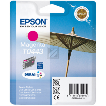Original Epson C13T04434010 / T0443 Tinte Magenta XXL