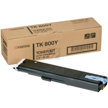 Original Kyocera 370PB3KL / TK-800Y Toner Gelb
