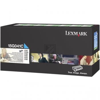 Original Lexmark 15G041C Toner Cyan