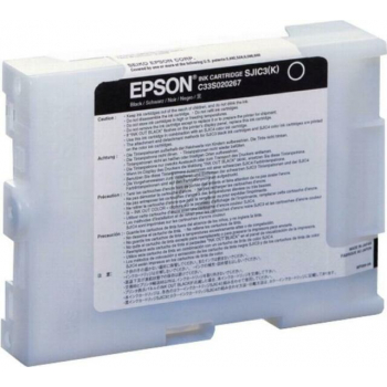 Original Epson C33S020267 / SJIC-3-K Tinte Schwarz