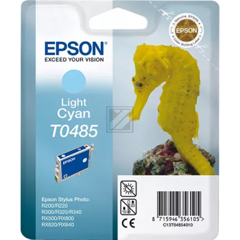 Original Epson C13T04854010 / T0485 Tinte Cyan (Hell)