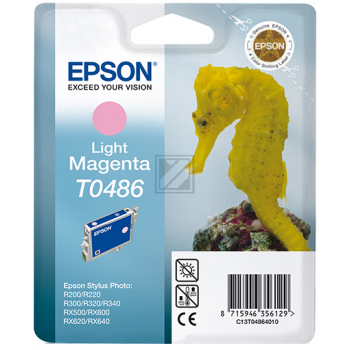 Original Epson C13T04864010 / T0486 Tinte Magenta (Hell)