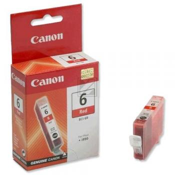 Original Canon 8891A002 / BCI-6R Tinte Rot