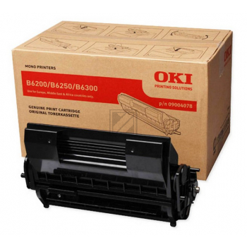 Original OKI 09004078 / B6200 Toner Schwarz