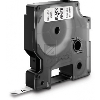 Dymo 43613 / S0720780 D1-Band 6mm schwarz auf weiß