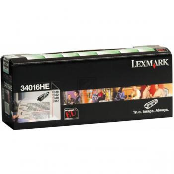 Original Lexmark 34016HE Toner Schwarz