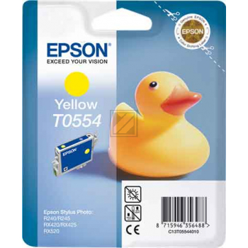Original Epson C13T05544010 / T0554 Tinte Gelb