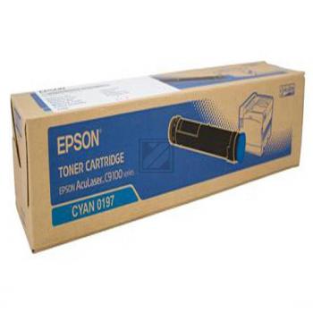 Original Epson C13S050197 / S050197 Toner Cyan