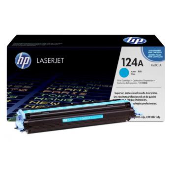 Original HP Q6001A / 124A Toner Cyan