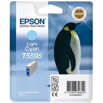 Original Epson C13T55954010 / T5595 Tinte Cyan (Hell)