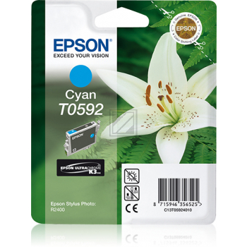 Original Epson C13T05924010 / T0592 Tinte Cyan