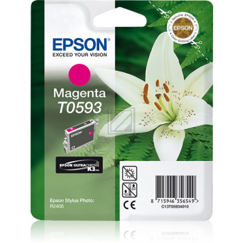 Original Epson C13T05934010 / T0593 Tinte Magenta
