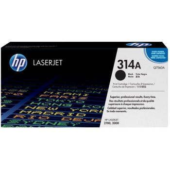 Original HP Q7560A / 314A Toner Schwarz
