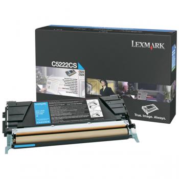 Original Lexmark C5222CS Toner Cyan