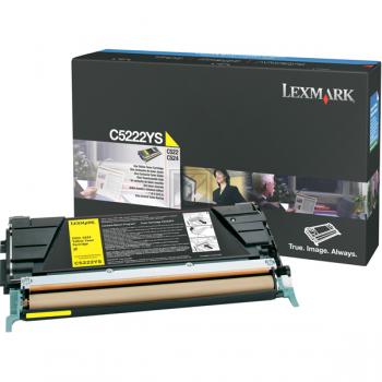 Original Lexmark C5222YS Toner Gelb