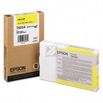 Original Epson C13T605400 / T6054 Tinte Gelb
