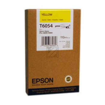 Original Epson C13T605400 / T6054 Tinte Gelb