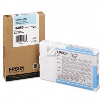 Original Epson C13T605500 / T6055 Tinte Cyan