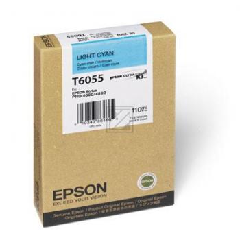 Original Epson C13T605500 / T6055 Tinte Cyan
