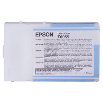 Original Epson C13T605500 / T6055 Tinte Cyan