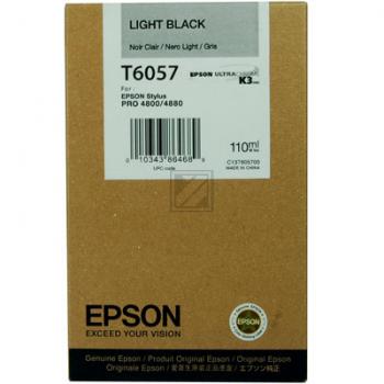 Original Epson C13T605700 / T6057 Tinte Light Schwarz