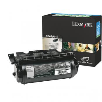 Original Lexmark X644A11E Toner Schwarz