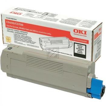 Original OKI 43324408 / C5600 Toner Schwarz