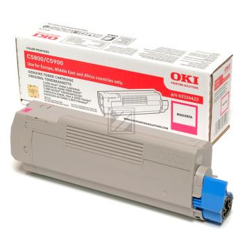 Original OKI 43324422 / C5800 Toner Magenta