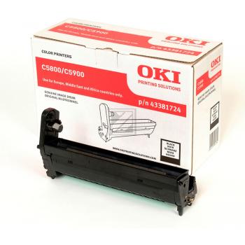 Original OKI 43381724 / C5800 Bildtrommel Schwarz